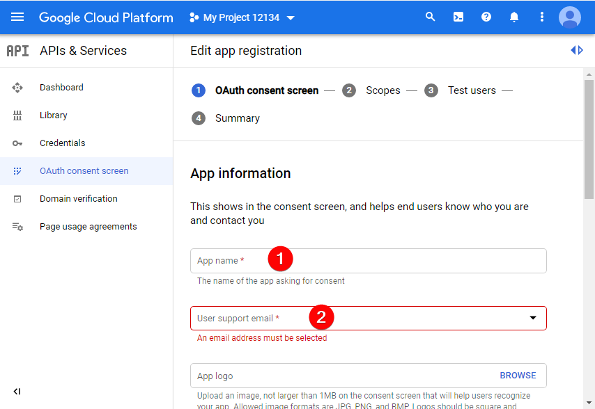 Настройка подключения Google Таблиц