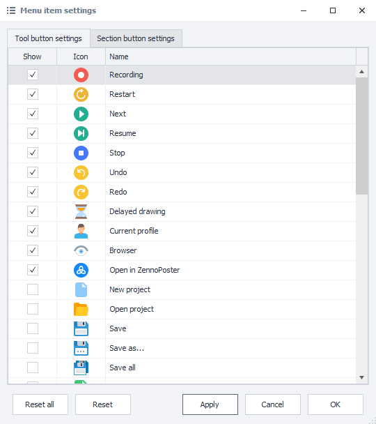 Fully Personalized Toolbar