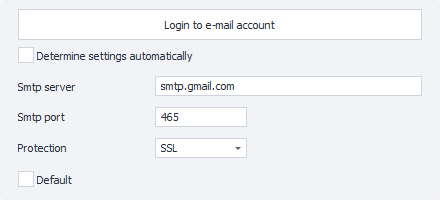 Detect settings automatically